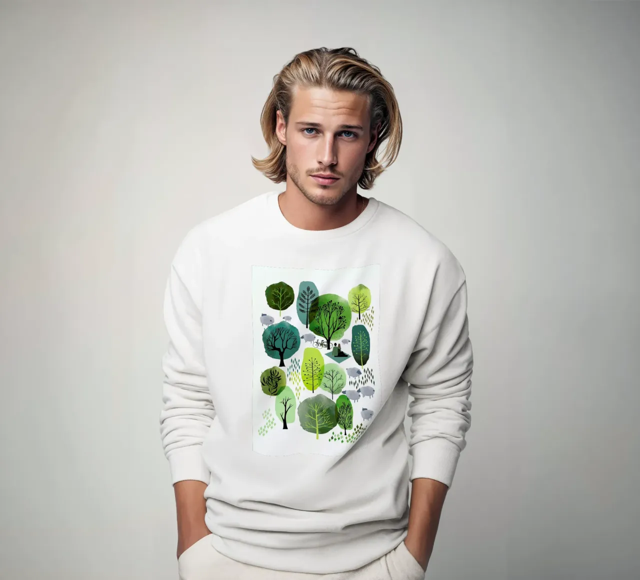 Spring Forest felpa da Little Flourishes