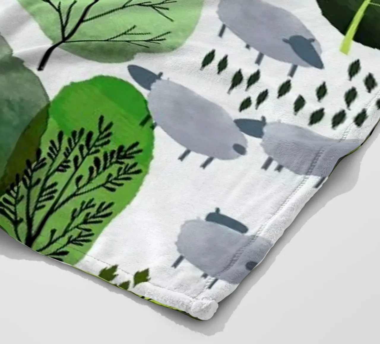 Spring Forest coperta in pile da Little Flourishes