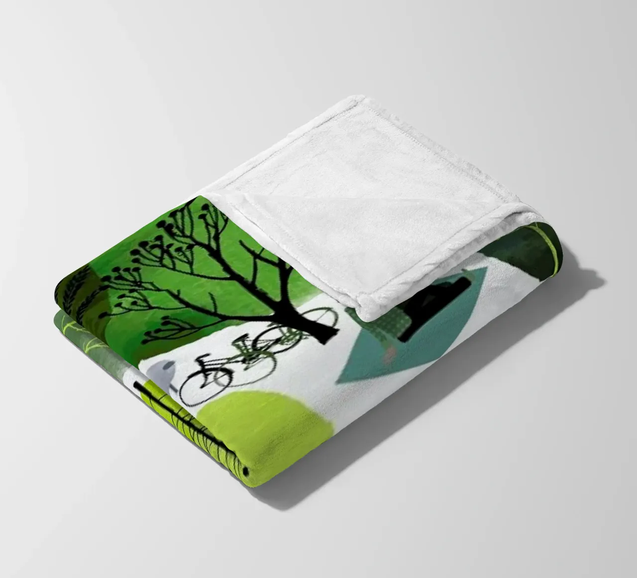 Spring Forest coperta in pile da Little Flourishes