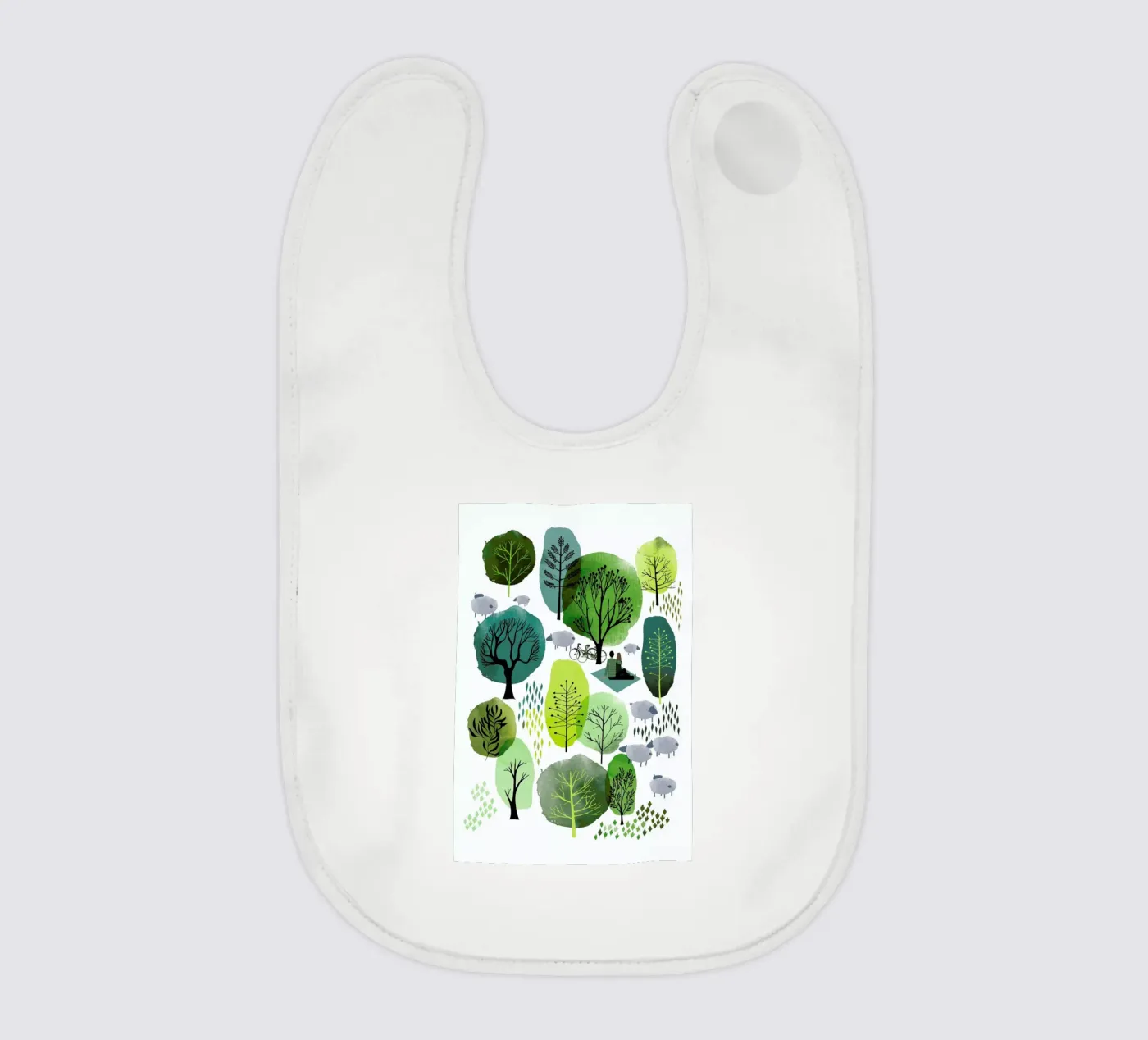 Spring Forest Babylätzchen von Little Flourishes