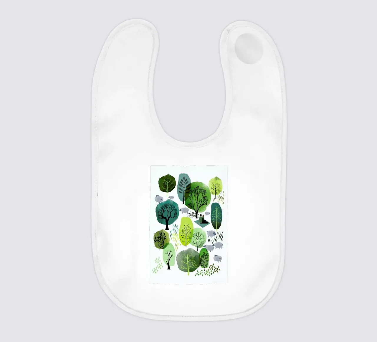 Spring Forest baby slabbetje van Little Flourishes