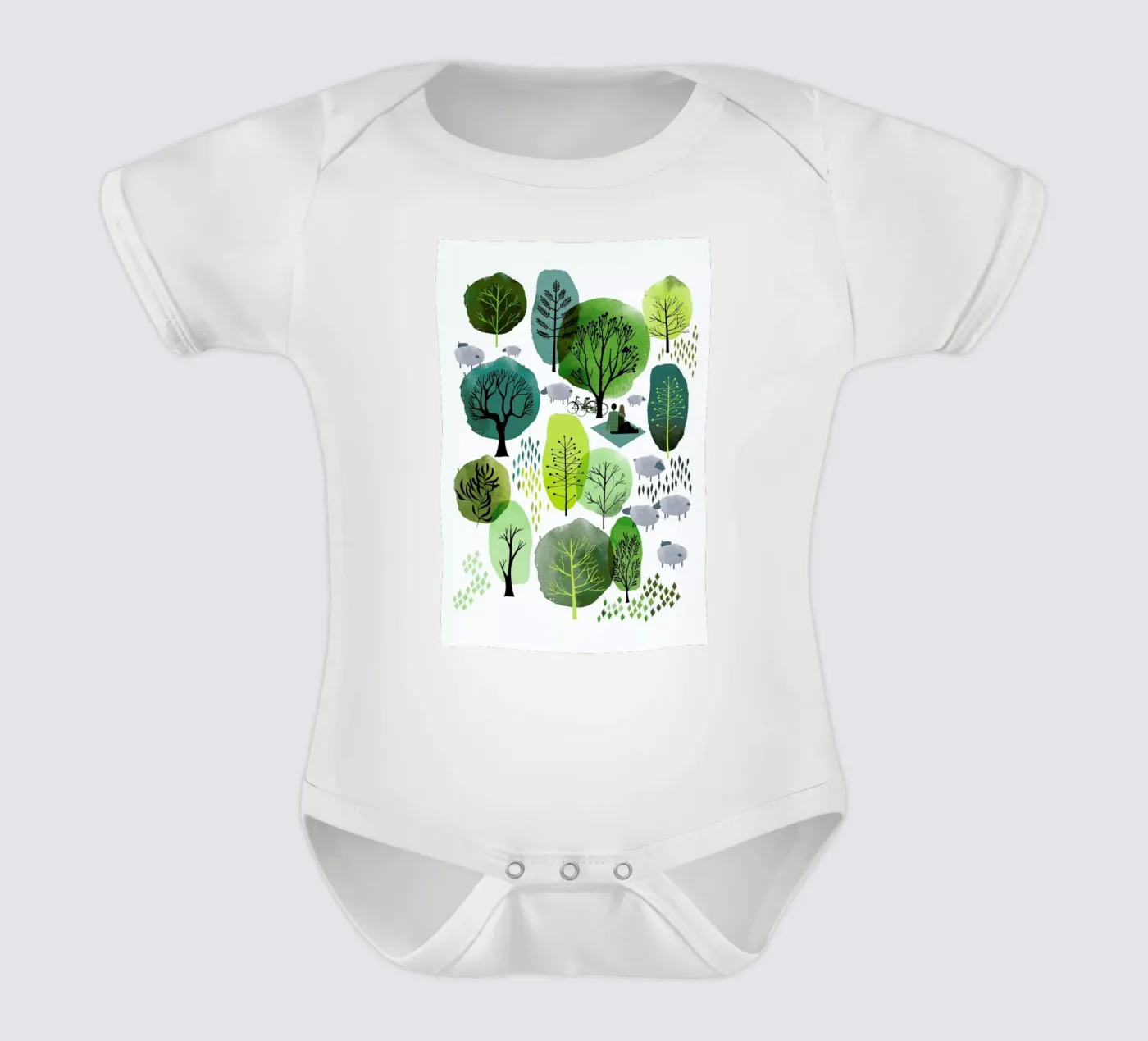 Spring Forest body bébé de Little Flourishes