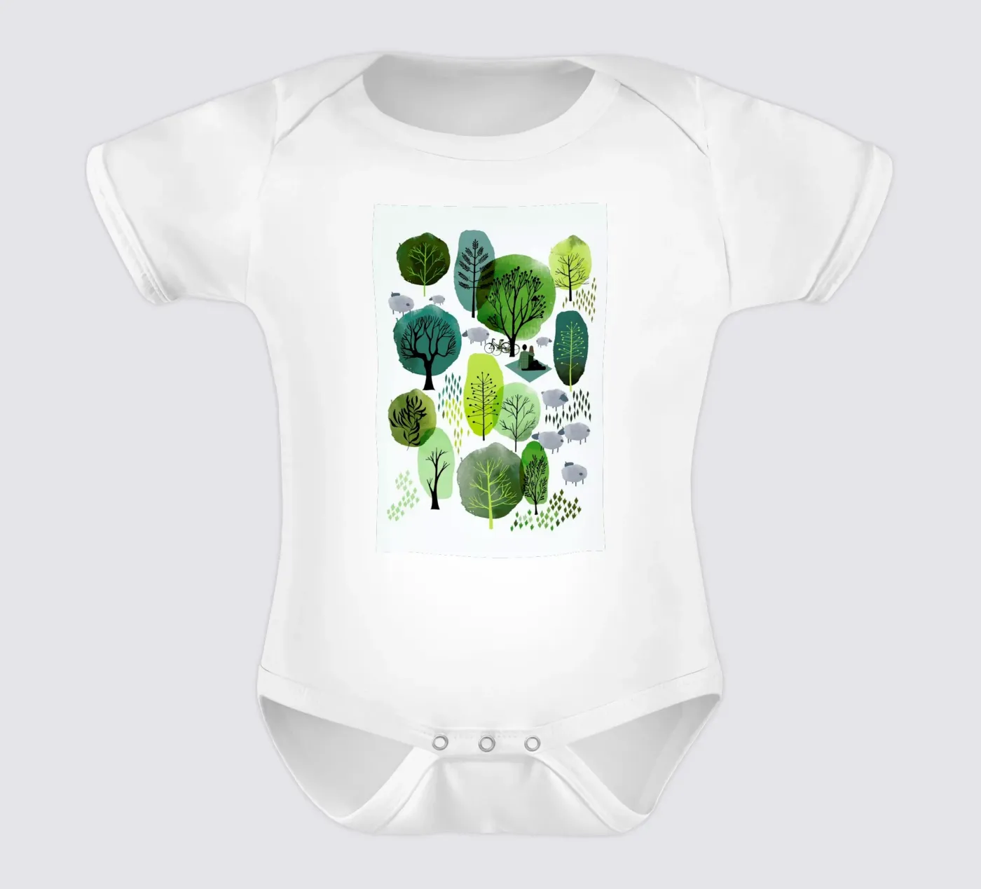 Spring Forest body bébé de Little Flourishes