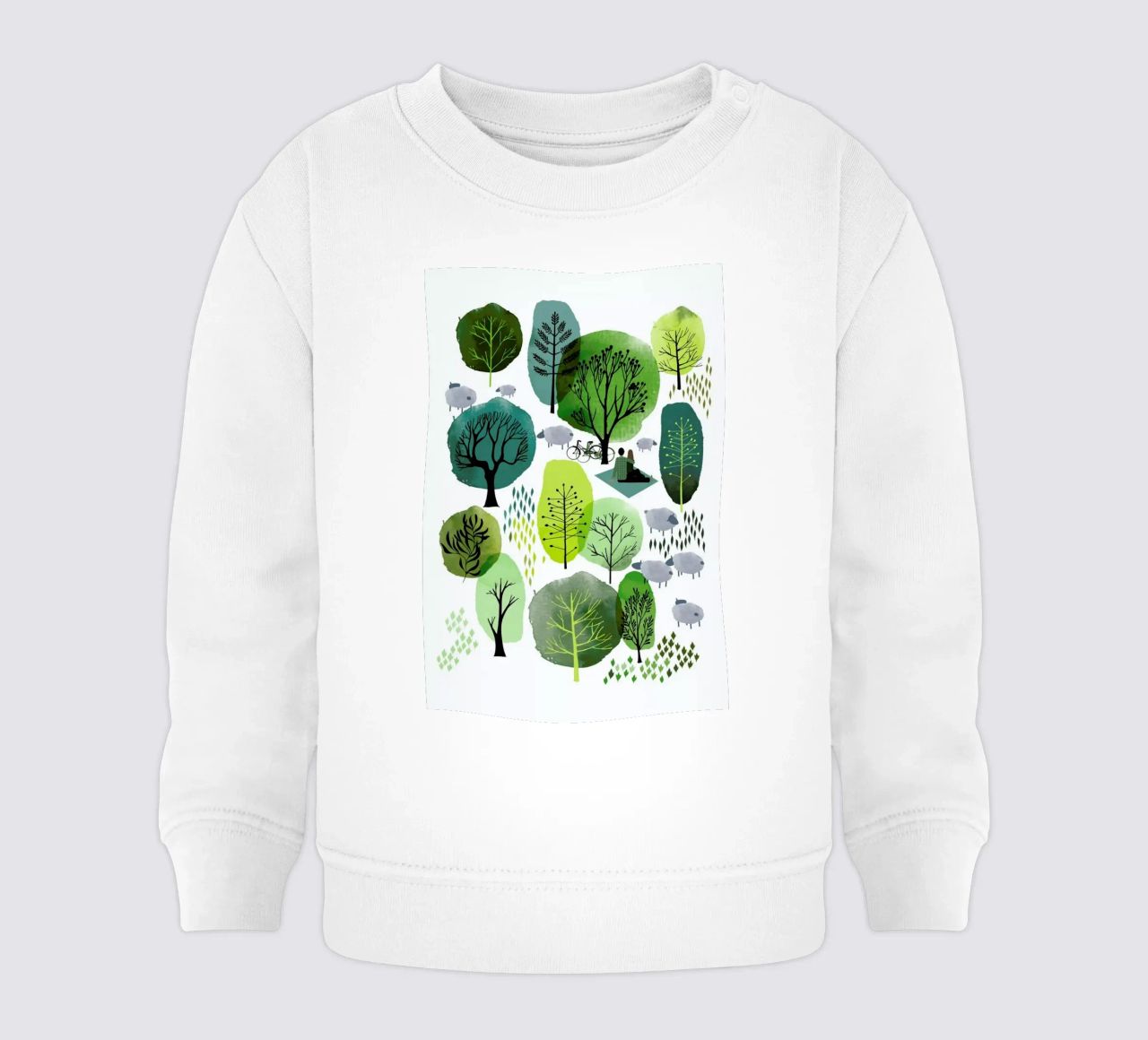 Spring Forest felpa neonato da Little Flourishes
