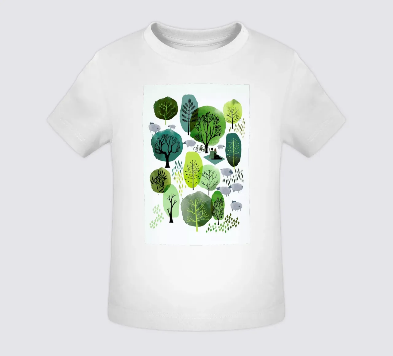 Spring Forest maglietta neonato da Little Flourishes