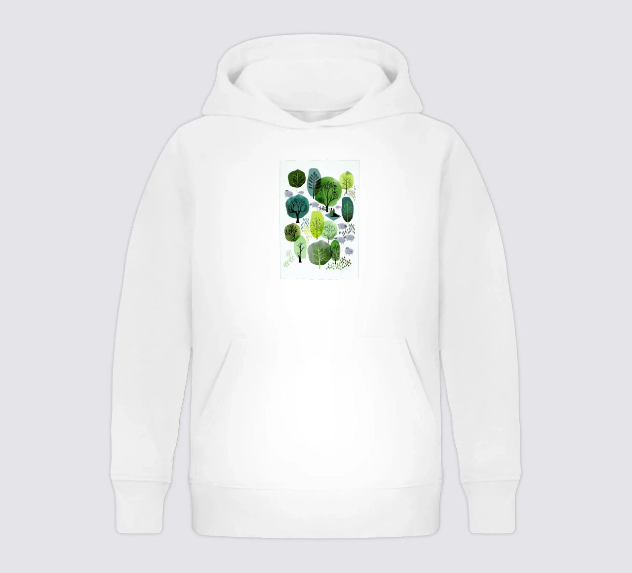 Spring Forest felpa bambino con cappuccio da Little Flourishes