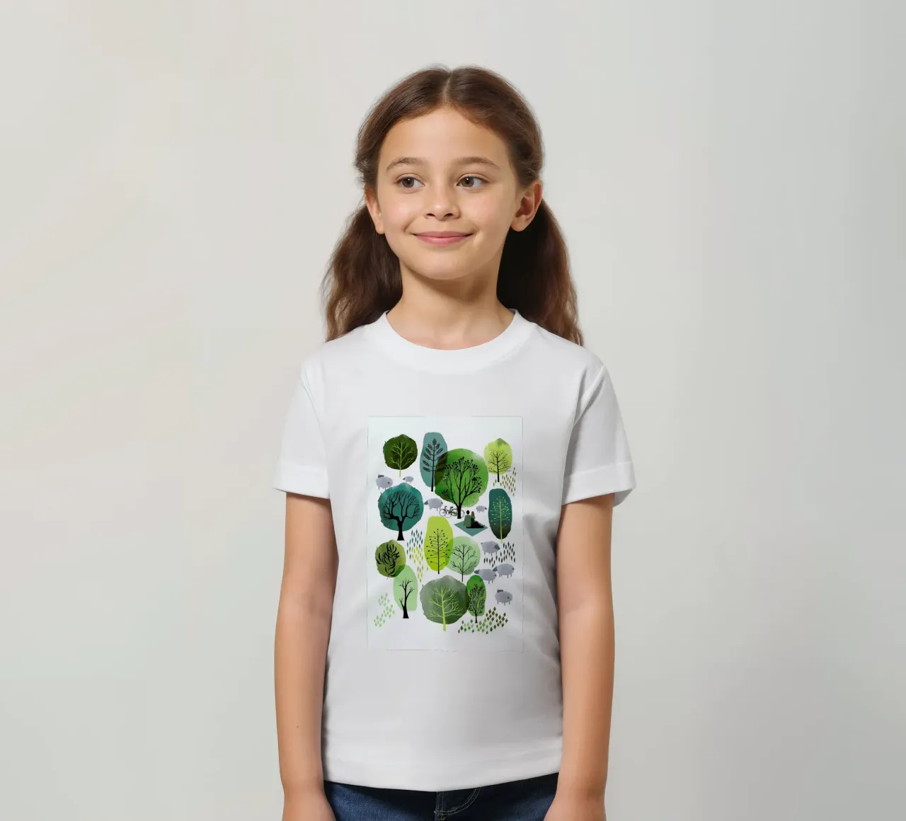 Spring Forest t-shirt bambini da Little Flourishes