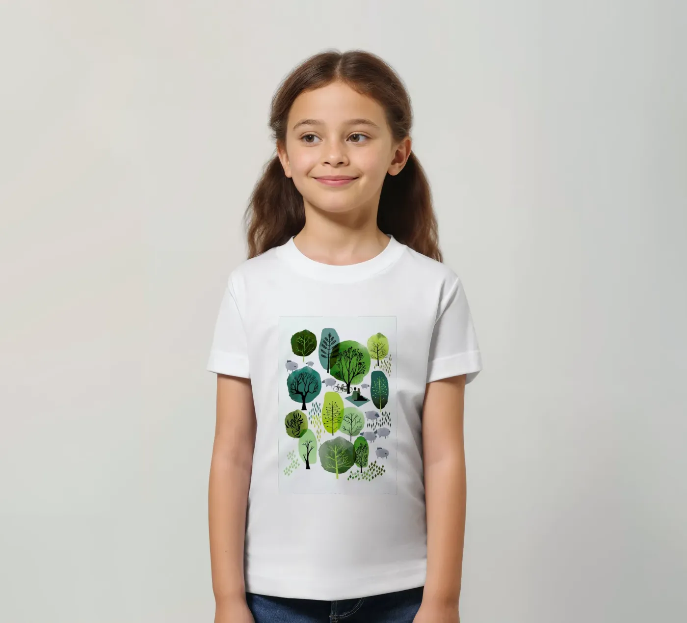 Spring Forest t-shirt bambini da Little Flourishes