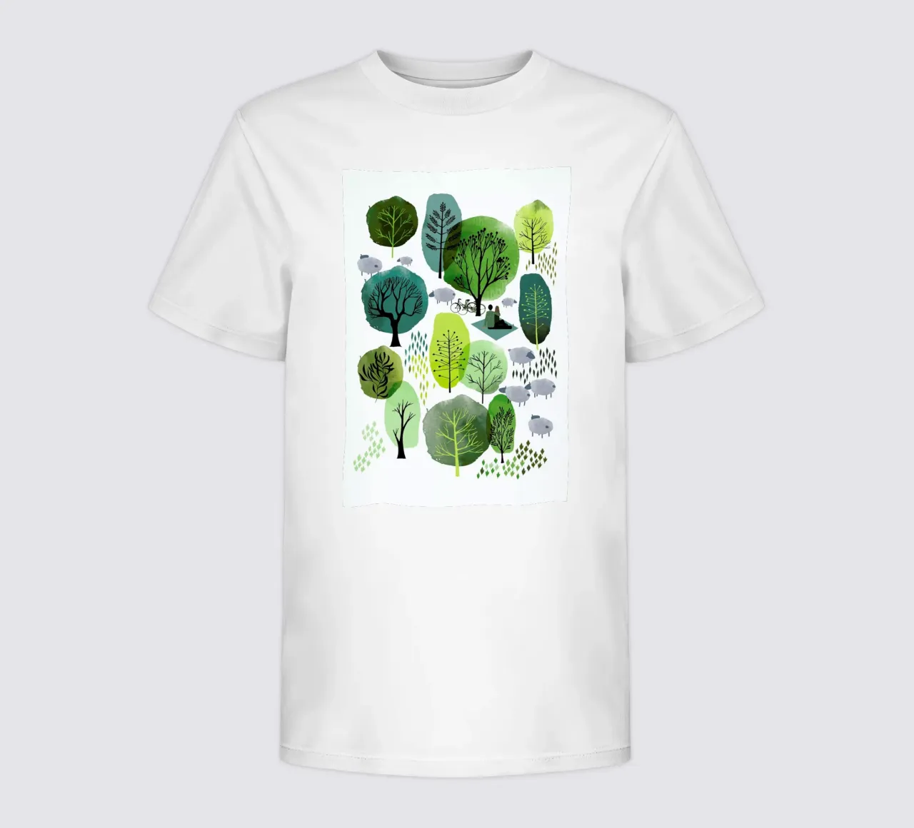 Spring Forest t-shirt bambini da Little Flourishes