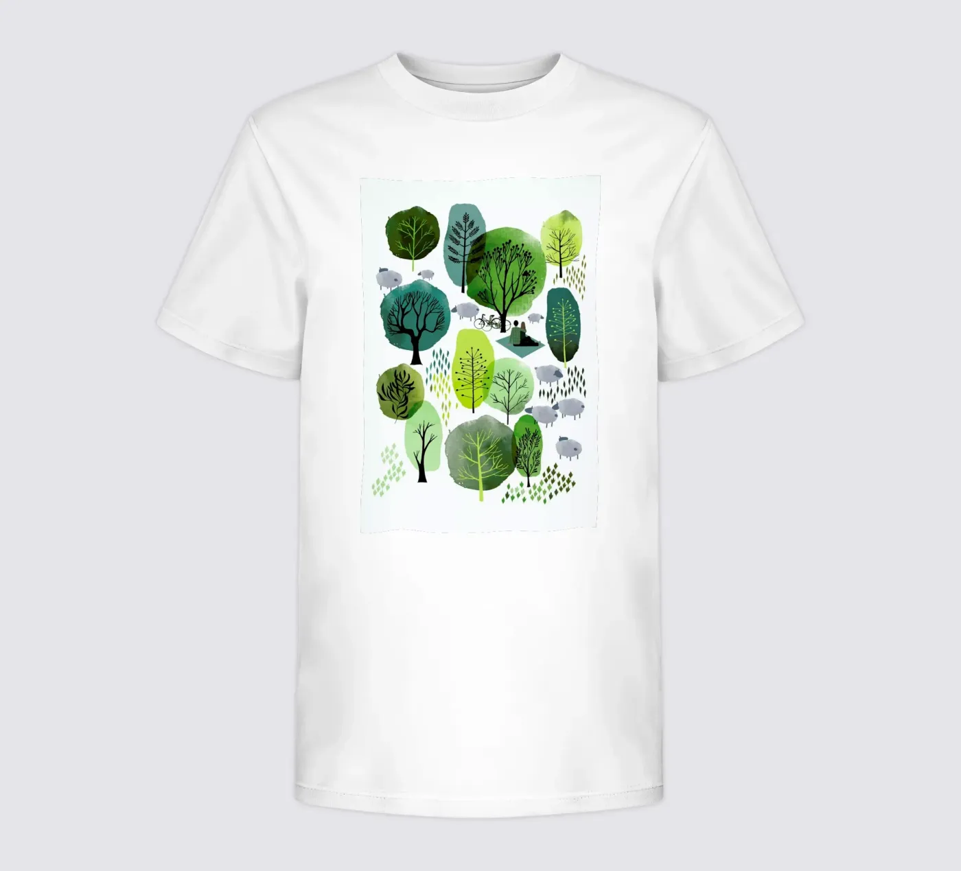 Spring Forest t-shirt bambini da Little Flourishes