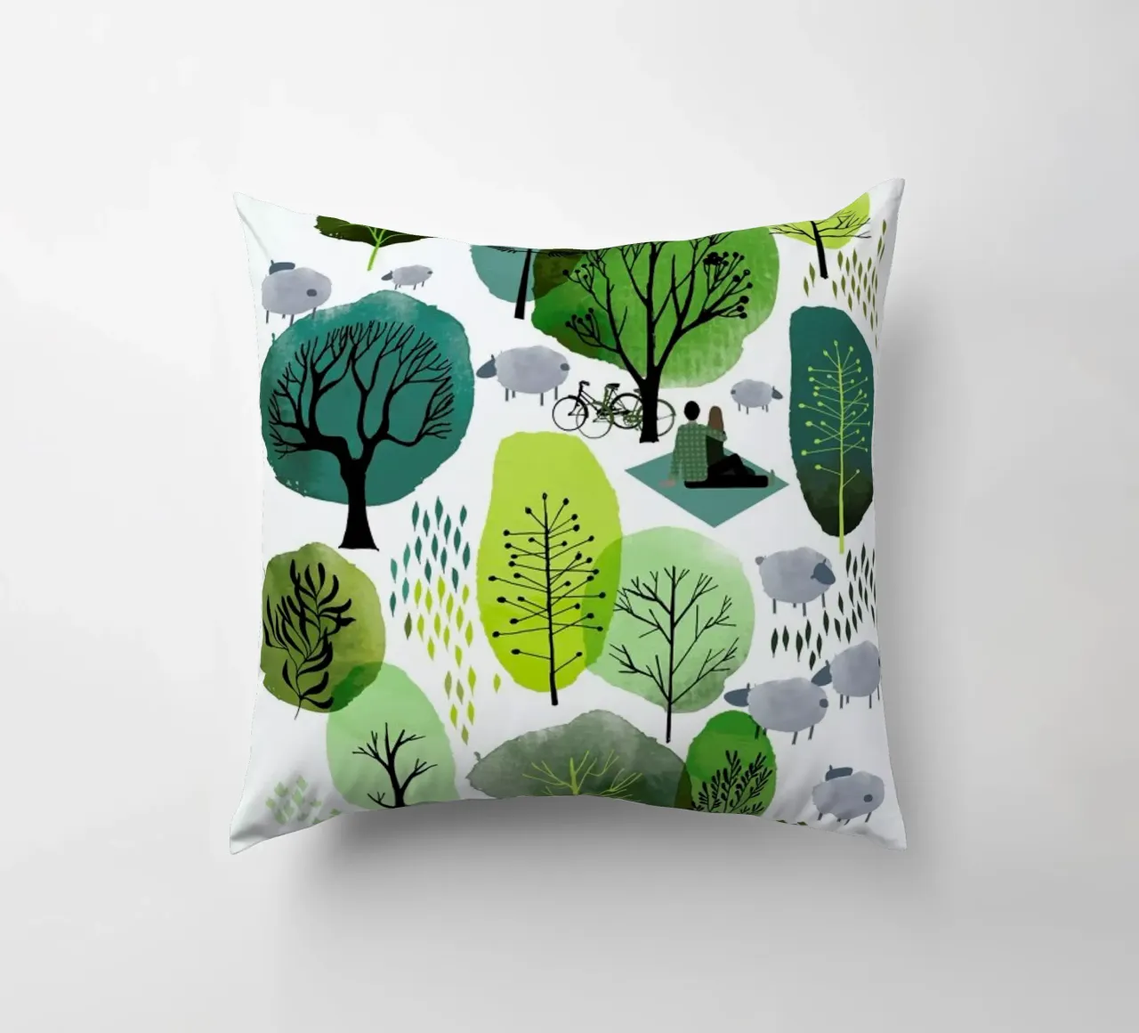 Spring Forest cuscino da Little Flourishes