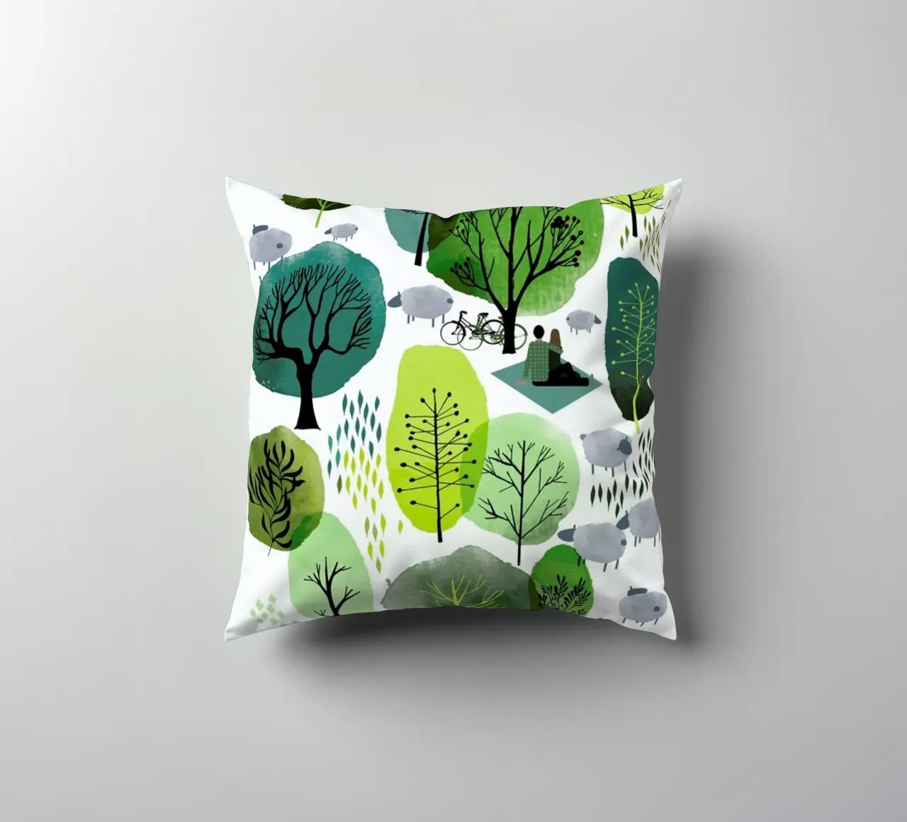 Spring Forest cuscino da Little Flourishes