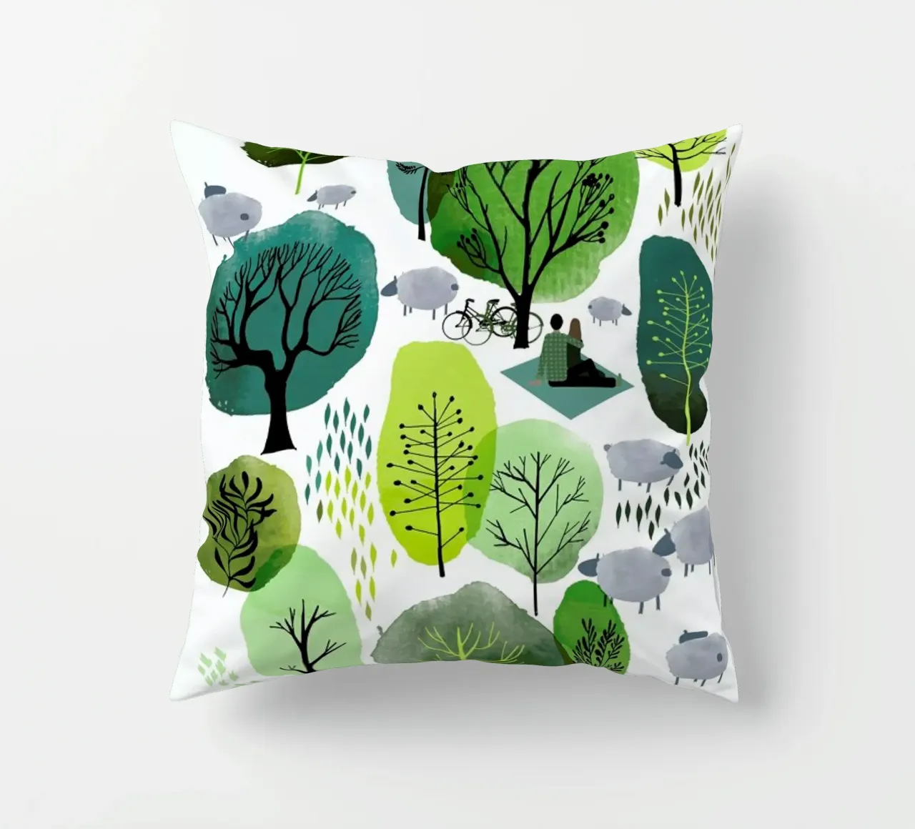 Spring Forest cuscino da Little Flourishes