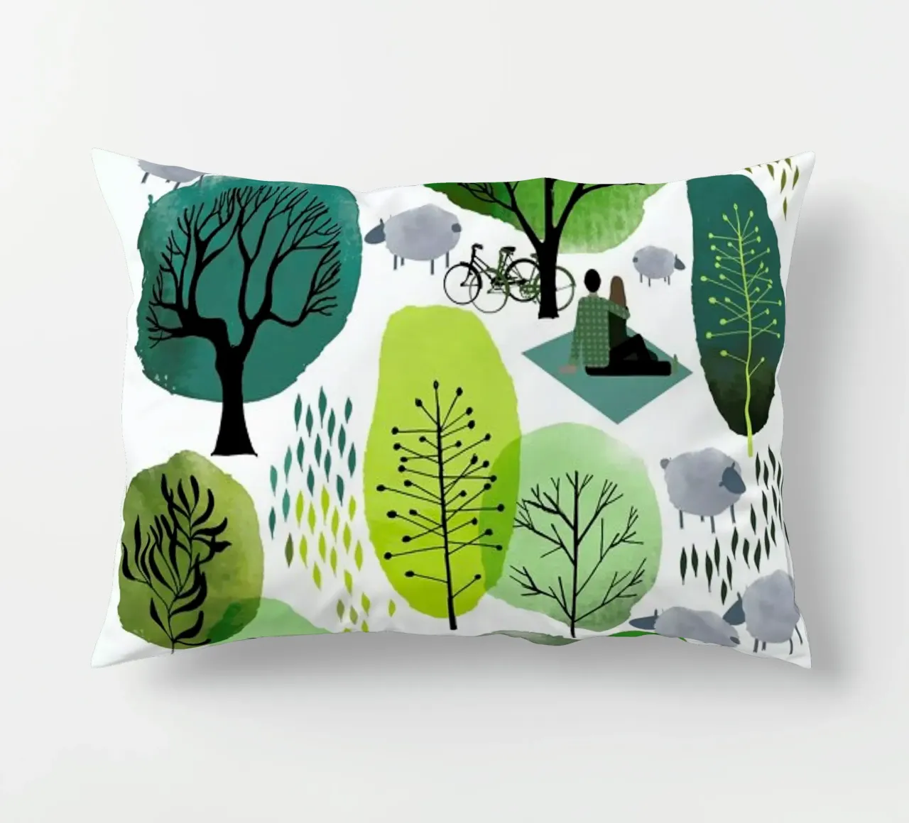 Spring Forest cuscino da Little Flourishes