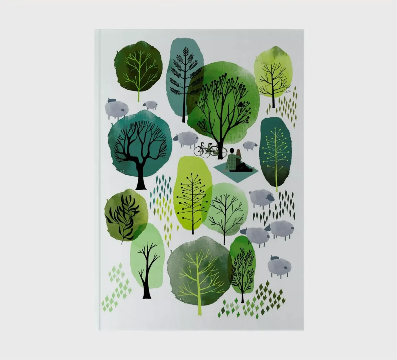 Spring Forest notebook by Little Flourishes