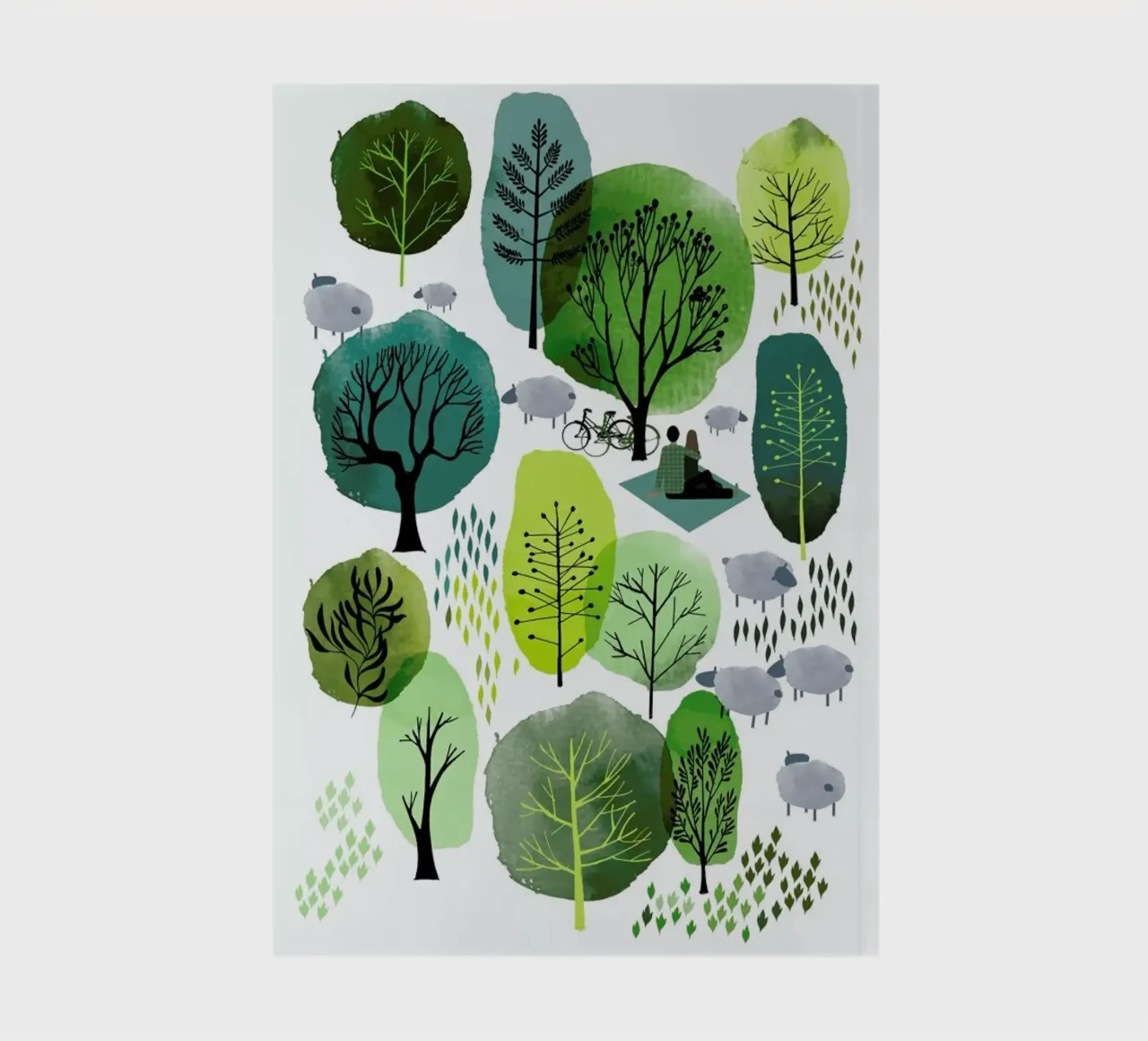 Spring Forest notebook by Little Flourishes