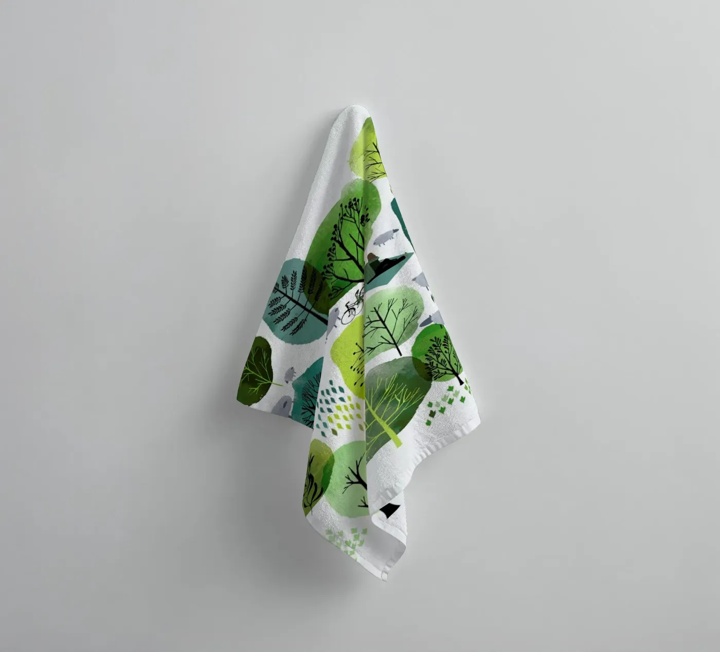 Spring Forest towel by Little Flourishes