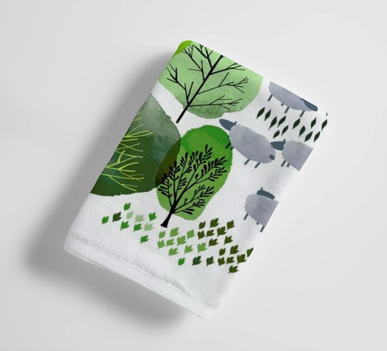 Spring Forest asciugamano da bagno da Little Flourishes