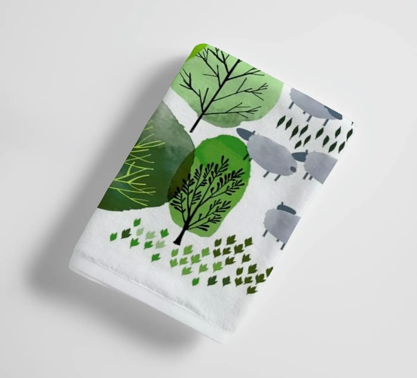 Spring Forest towel by Little Flourishes