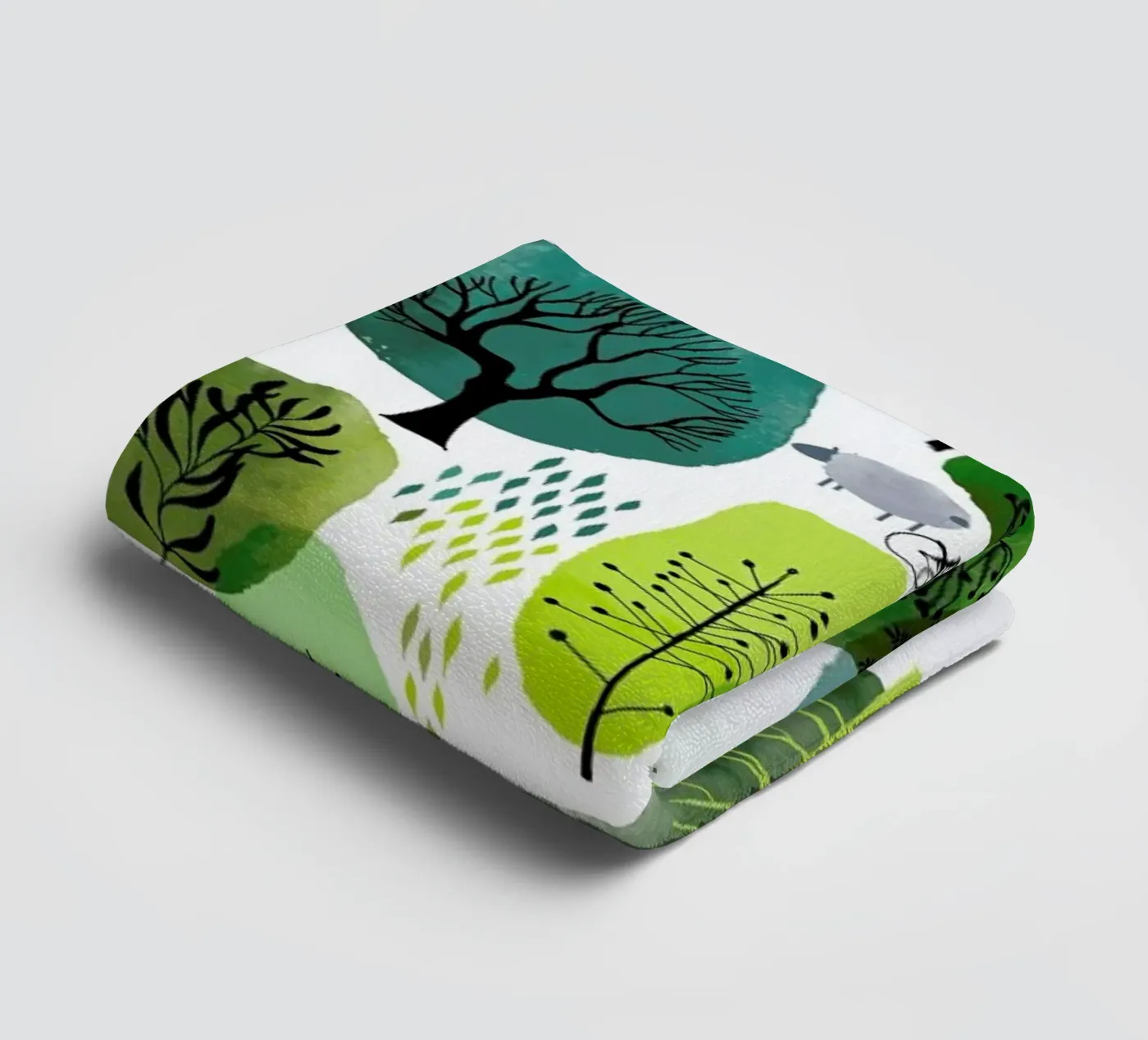 Spring Forest towel by Little Flourishes