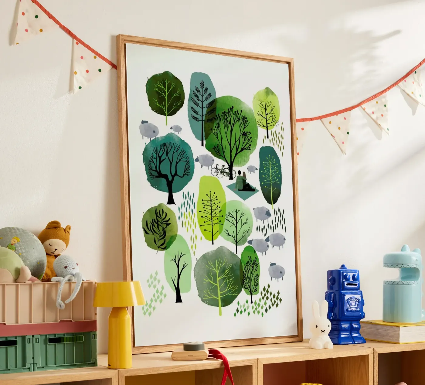 Spring Forest Acryl-Glas von Little Flourishes