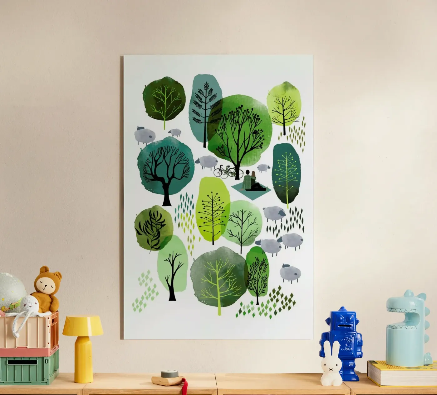 Spring Forest Acryl-Glas von Little Flourishes