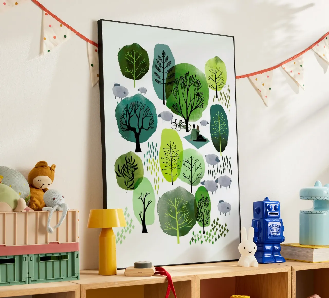 Spring Forest alluminio dibond da Little Flourishes