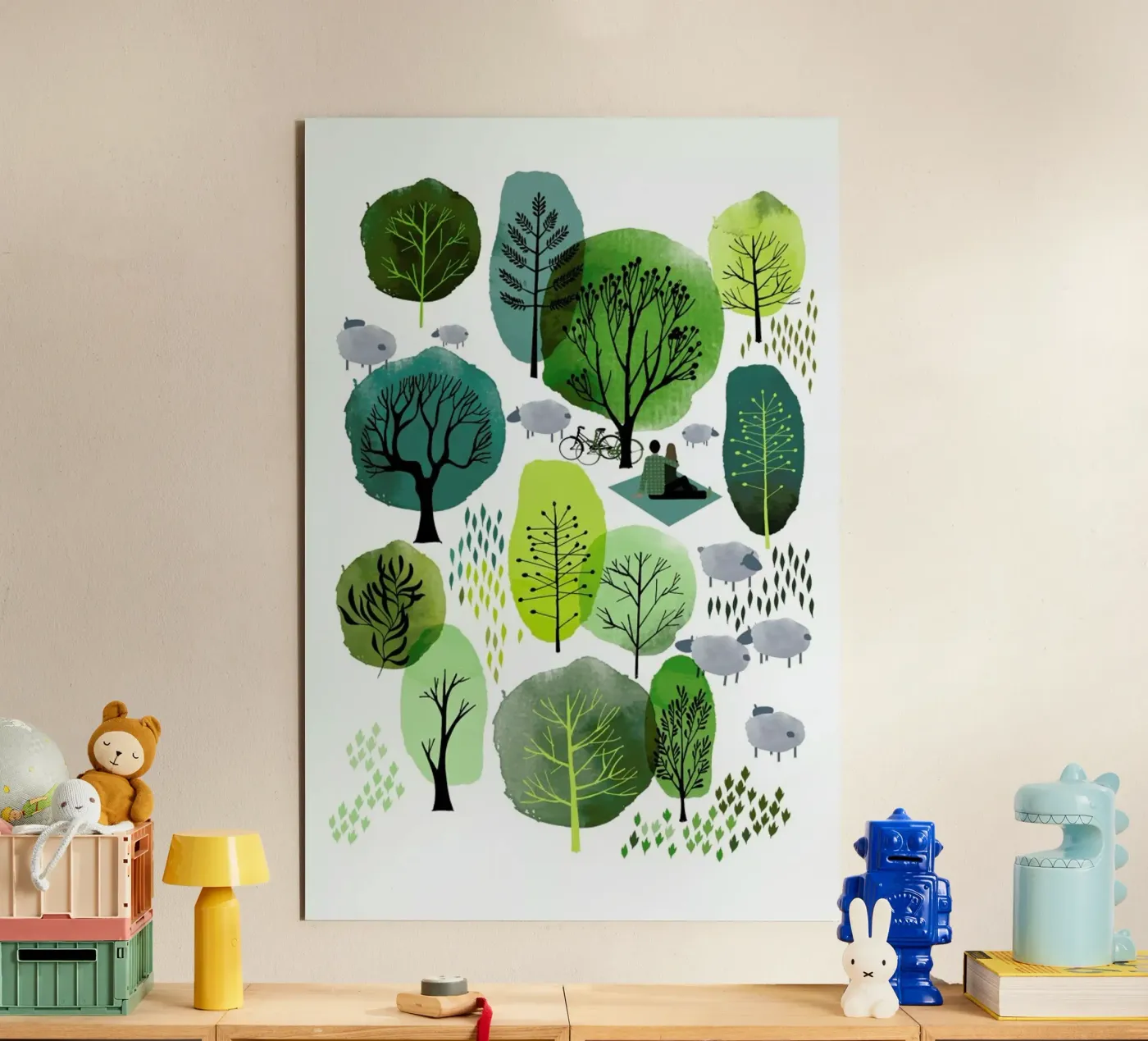 Spring Forest pannello forex da Little Flourishes