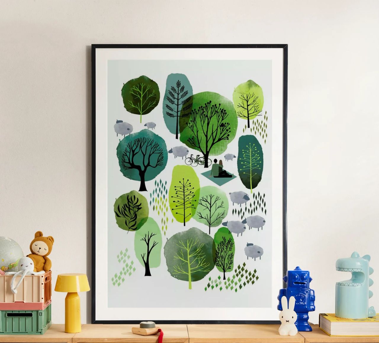 Spring Forest Poster von Little Flourishes