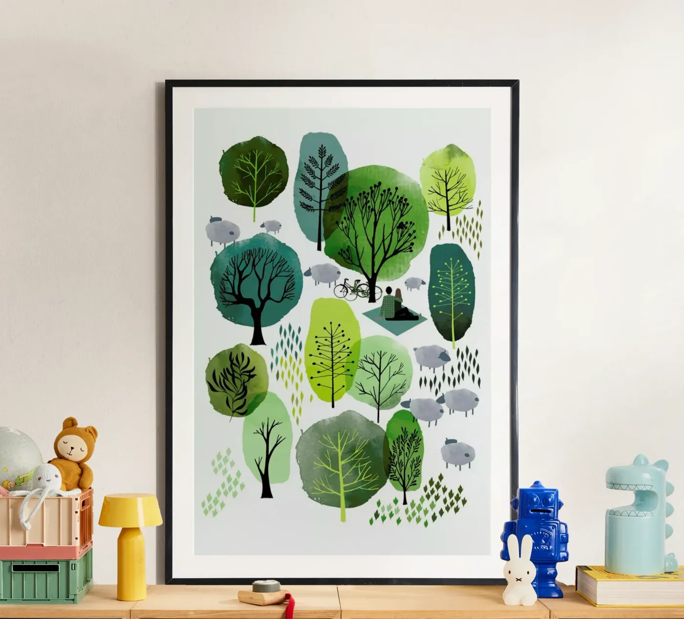 Spring Forest poster van Little Flourishes