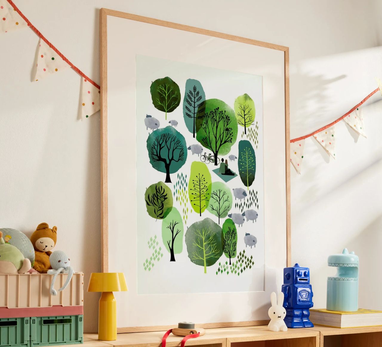 Spring Forest Poster von Little Flourishes
