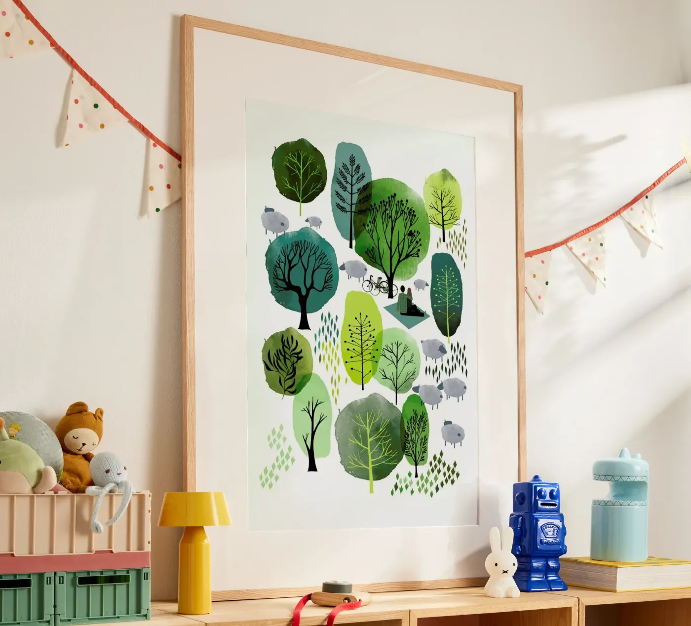 Spring Forest poster van Little Flourishes