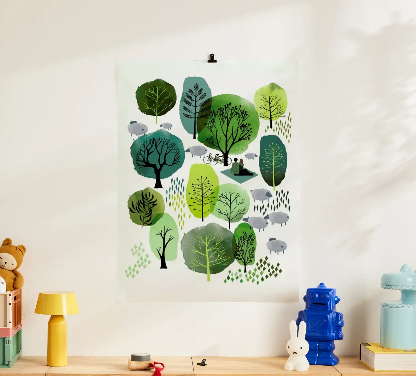 Spring Forest poster van Little Flourishes