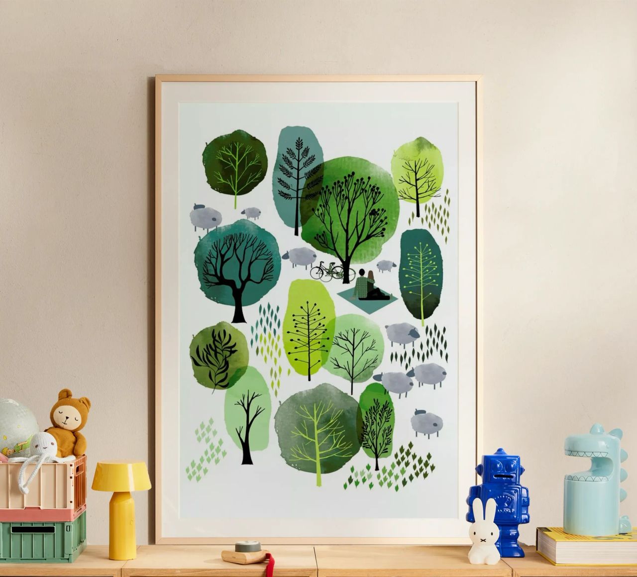 Spring Forest Poster von Little Flourishes
