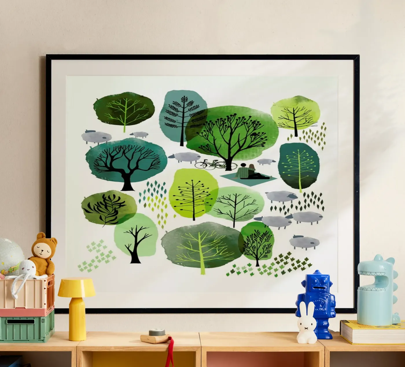 Spring Forest poster da Little Flourishes