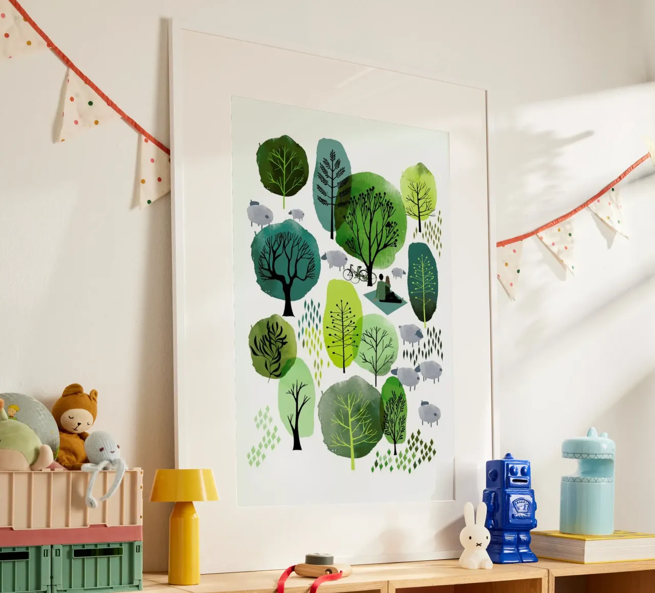 Spring Forest poster van Little Flourishes