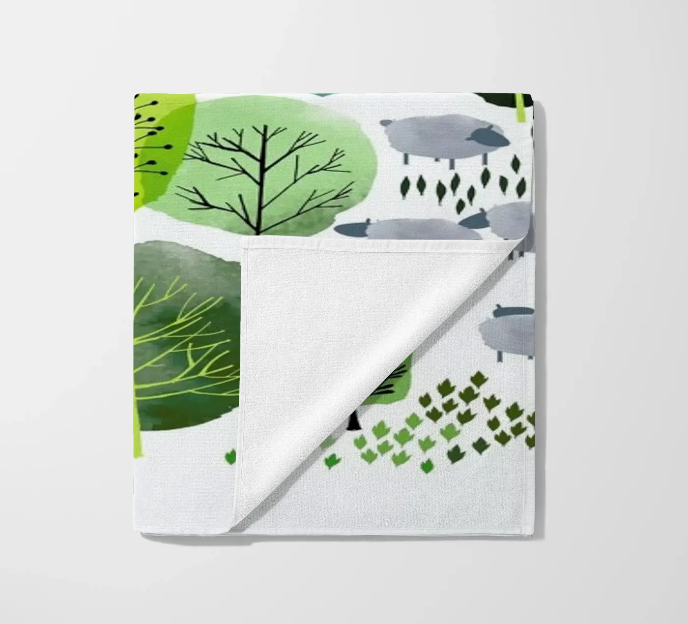 Spring Forest beach towel by Little Flourishes