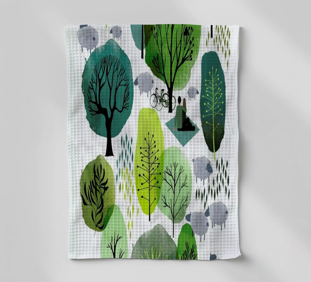 Spring Forest canovaccio da cucina da Little Flourishes