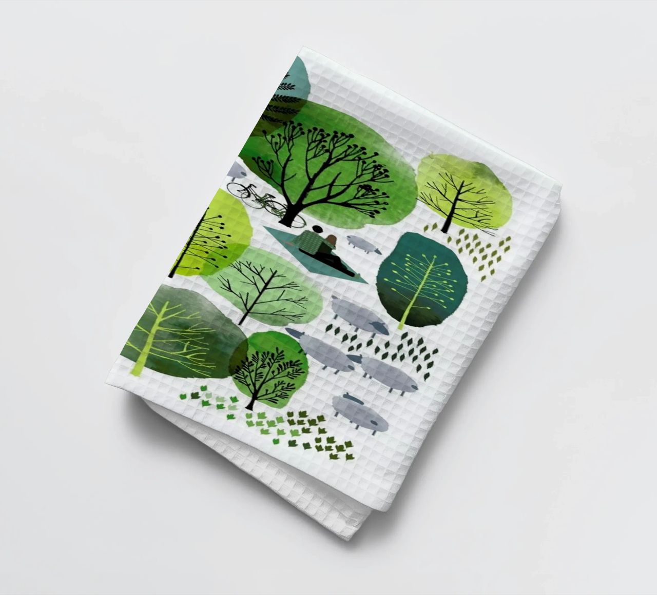 Spring Forest canovaccio da cucina da Little Flourishes