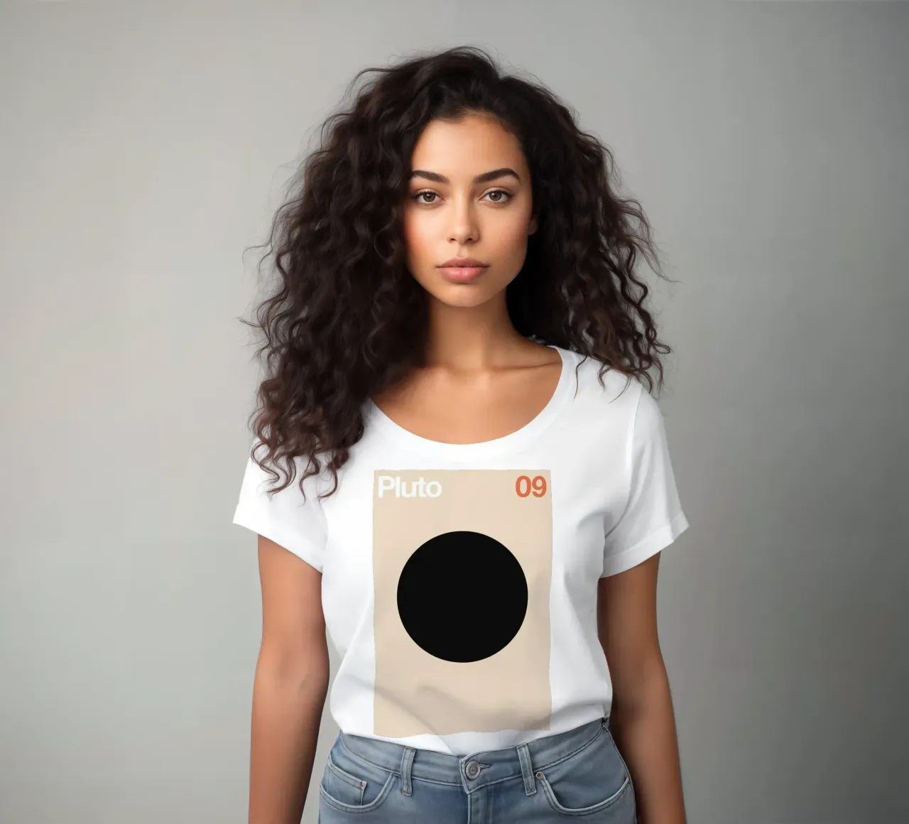 Pluto 09 t-shirt da donna da Florent Bodart