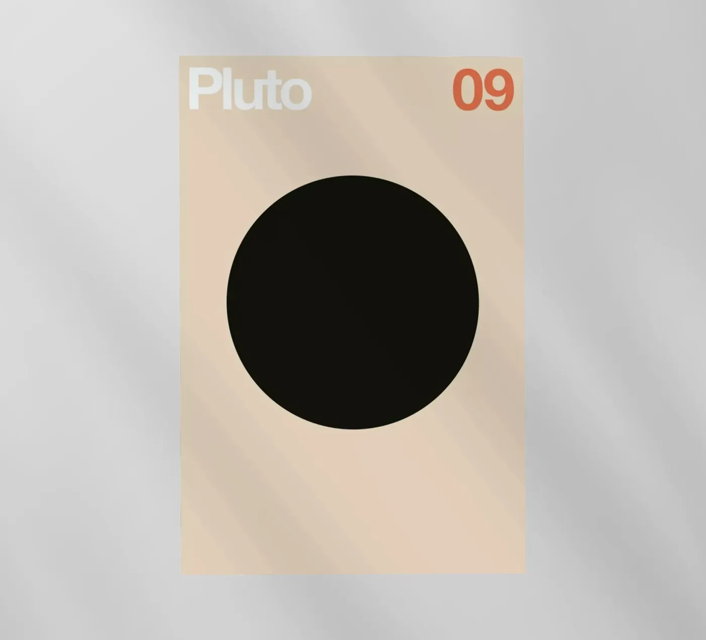 Pluto 09 backlit folie van Florent Bodart