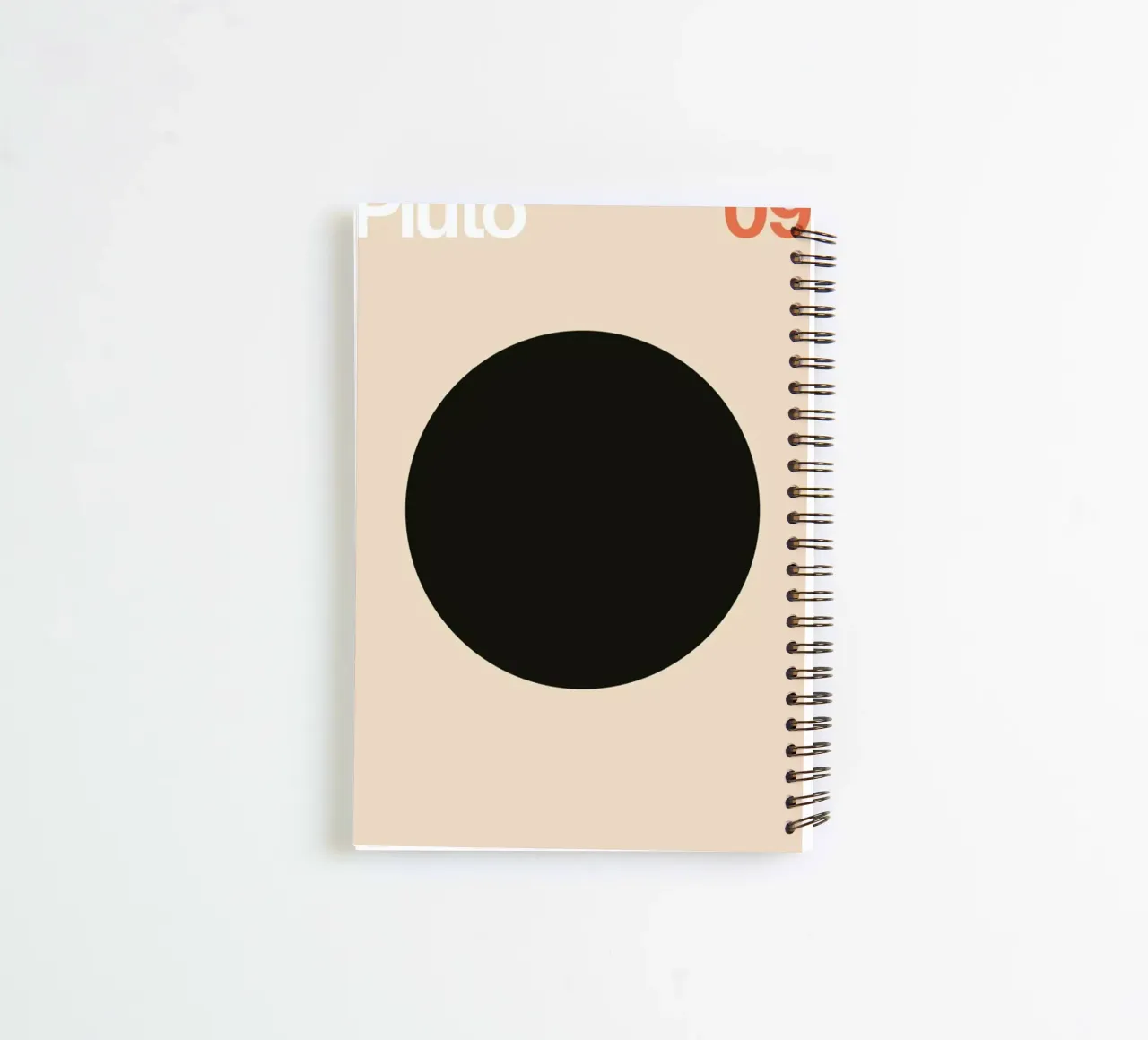 Pluto 09 spiral notebook by Florent Bodart
