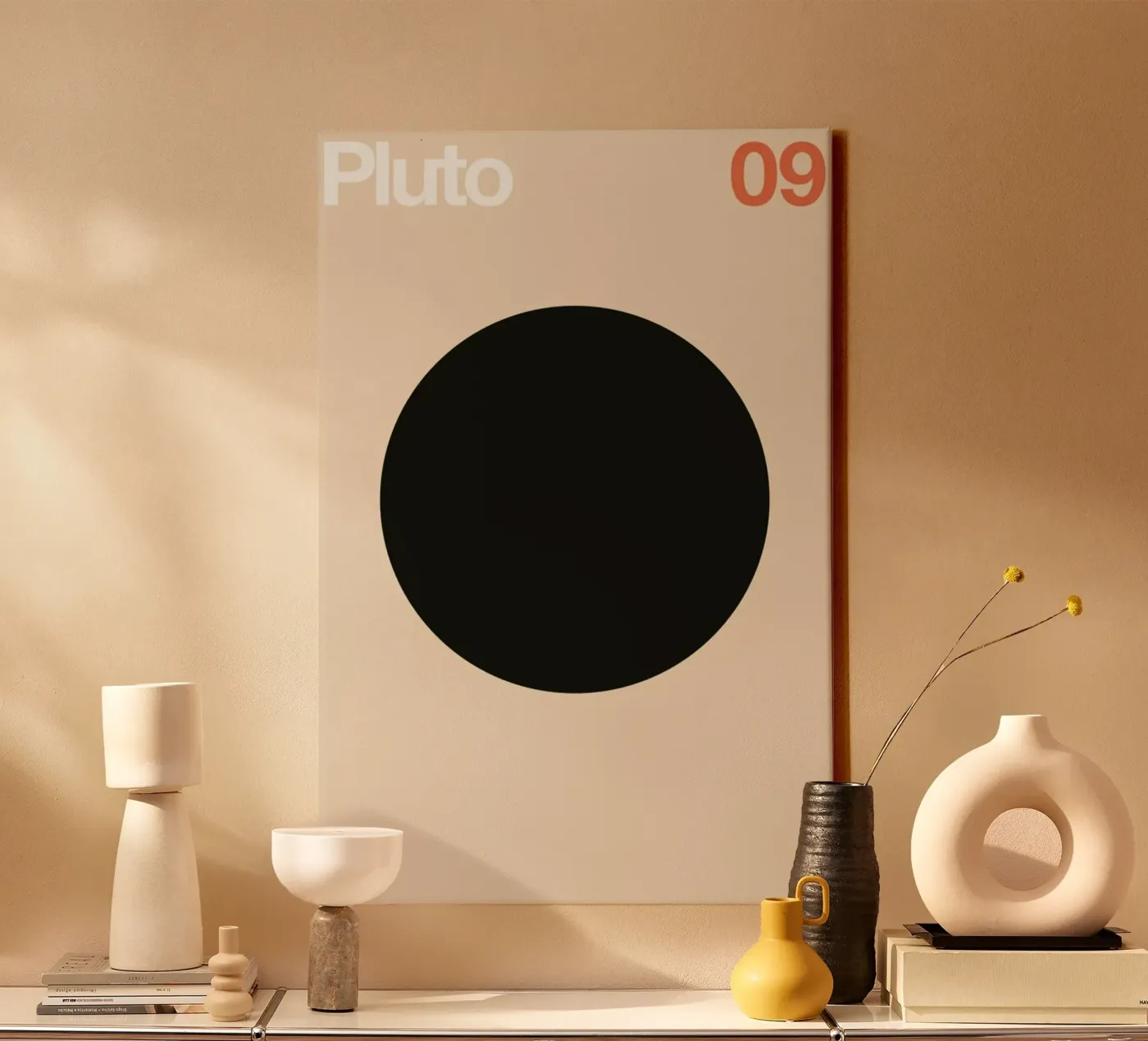 Pluto 09 canvas by Florent Bodart