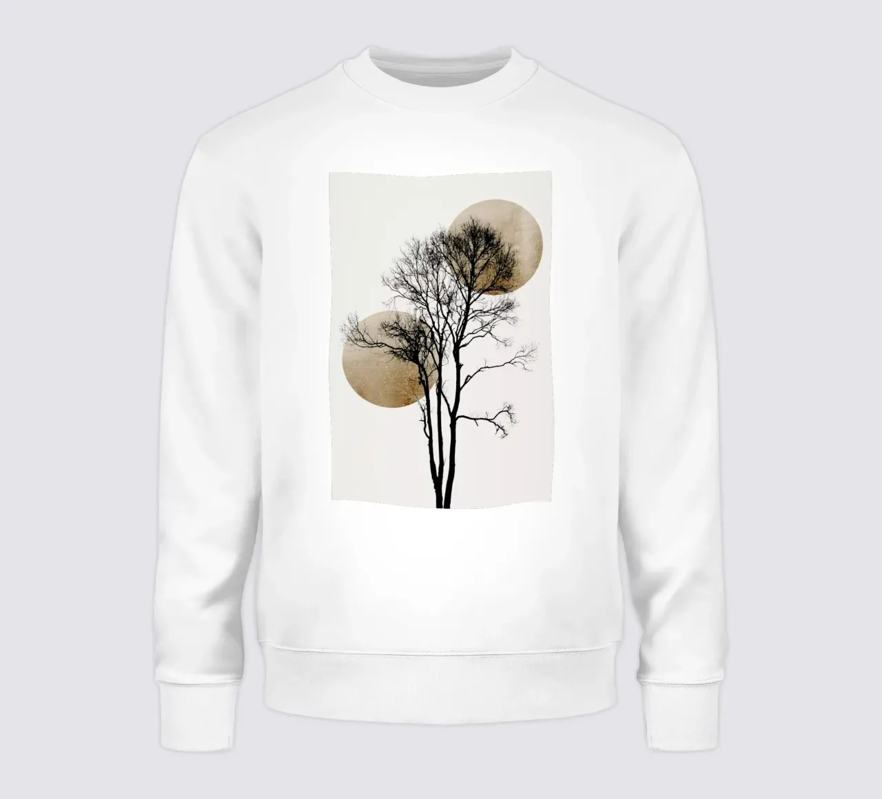 Sun And Moon Hiding Gold sudadera de Kubistika