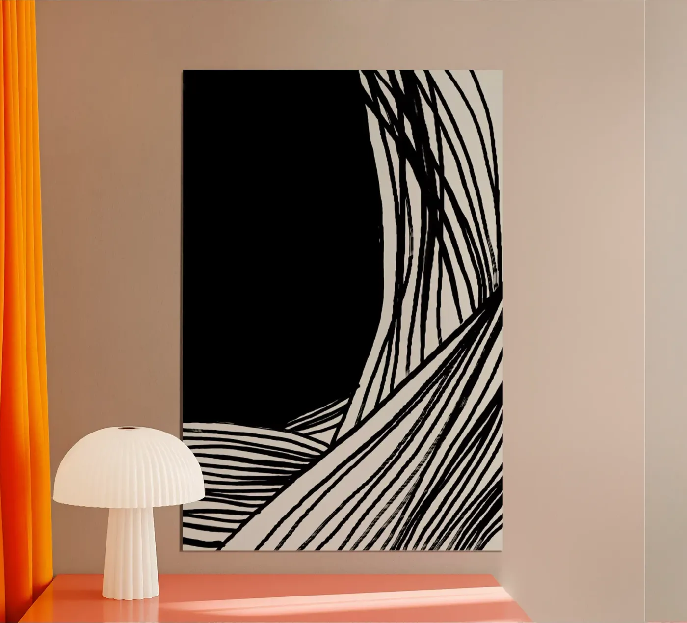 Wave Black poster da 170QM