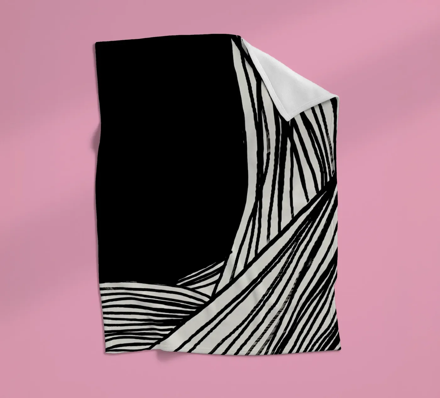 Wave Black fleecedeken van 170QM