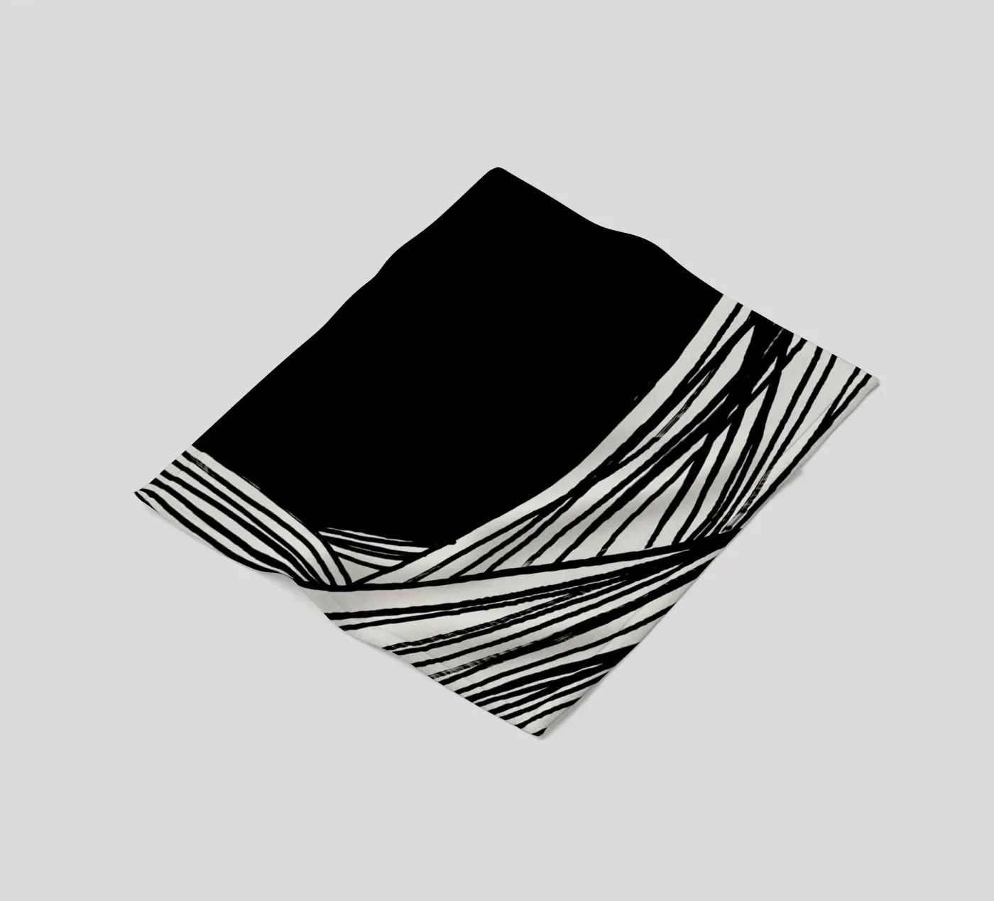 Wave Black fleecedeken van 170QM