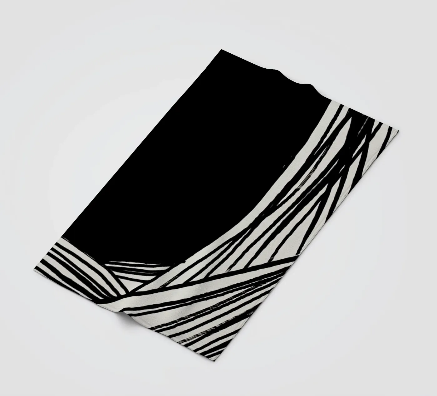 Wave Black fleecedeken van 170QM
