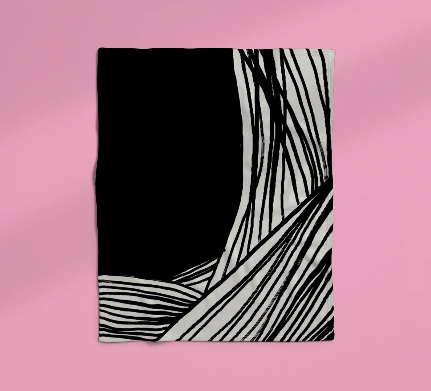 Wave Black fleecedeken van 170QM
