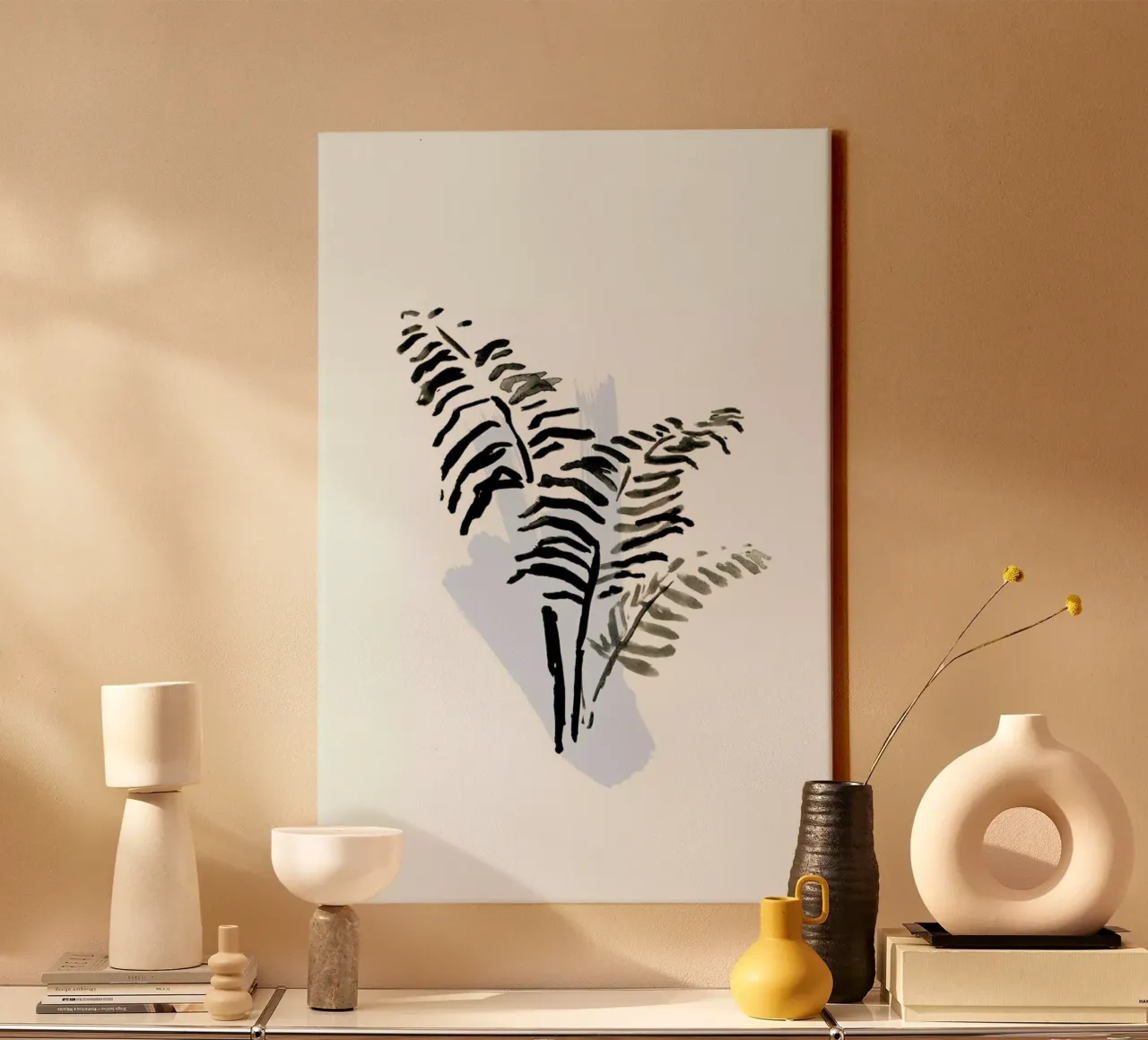 Plants & Colours 5 tela con Cornice a cassetta da Farina Kuklinski